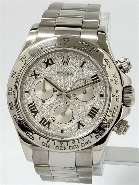 rolex daytona 18k white gold|Rolex daytona white gold price.